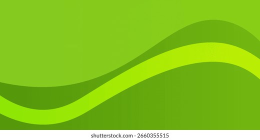 Fondo verde elegante abstracto de la biografía con líneas brillantes