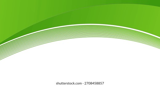 abstrato elegante terno de fundo curva verde para banner, web, apresentação, cartaz, brochura, eps.10