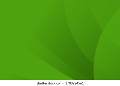 Vector de plantilla de diseño de fondo de degradado de onda verde abstracto