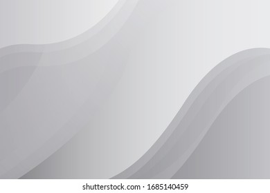 Abstract elegant grey background with wavy curves, offering a smooth and sophisticated design. Perfect for refined and modern visuals.