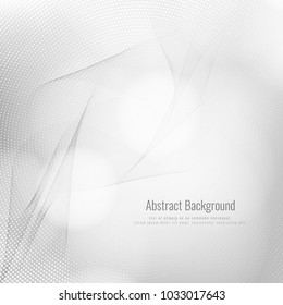 Abstract elegant grey color wave background