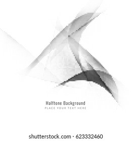 Abstract elegant halftone pattern background