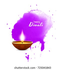 Abstract elegant Happy Diwali background