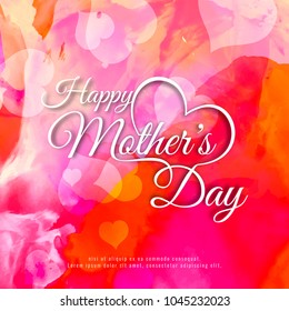 Abstract elegant Happy Mother's Day background