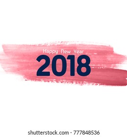 Abstract elegant happy New Year 2018 background
