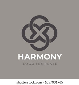 Abstract elegant infinity symbol. Limitless logo. Universal creative premium logotype. Vector logo icon concept.