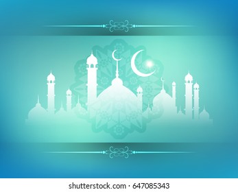 Abstract elegant Islamic background for Ramadan and Eid
