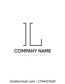 Resumen elegante tipo de letra L plantilla de logotipo, logotipo vectorial para identidad empresarial y de empresa 