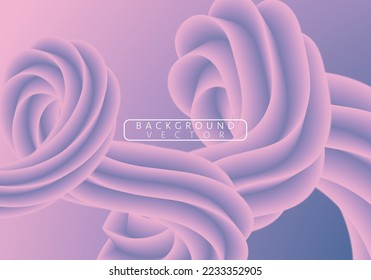 Abstract, elegant light purple waves and neon lines wallpaper in white and grey gradient background