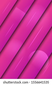 Abstract elegant light vertical background with diagonal shadows halftone effects geometric shapes consist of straight lines. Vector illustration