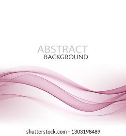 Abstract elegant lilac wave