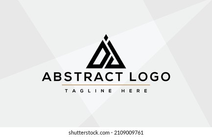 Abstract elegant line art letter DJ logo. This logo icon incorporate with letter D and J in the creative way.