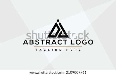 Abstract elegant line art letter DJ logo. This logo icon incorporate with letter D and J in the creative way. Stock fotó © 