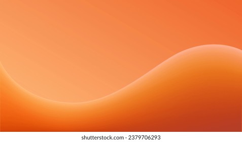 Abstract elegant liquid orange softcolor background wallpaper template with text in center