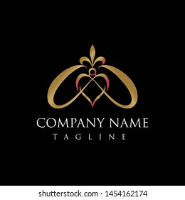 Abstract Elegant Logo Design Template - Vector
