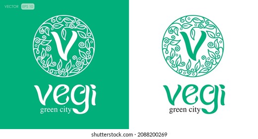 Resumen Diseño de Logotipo Elegante, Logotipo de letra V