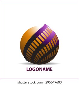Abstract elegant logo illustration vector design