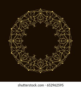 Abstract elegant mandala design background
