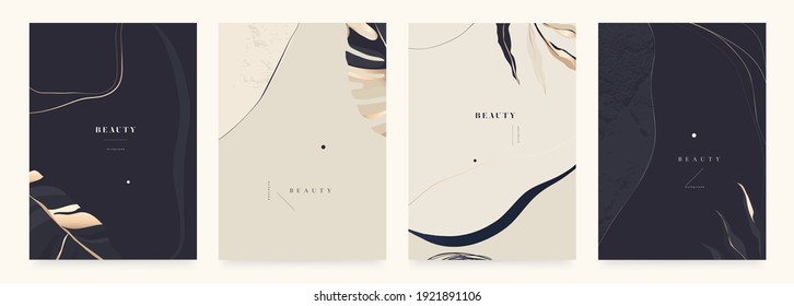Abstract Elegant Minimal Background Templates. Fashionable Template For Design.