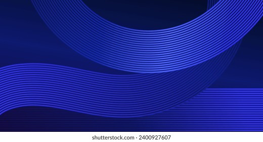 fondo azul oscuro y elegante abstracto con líneas
