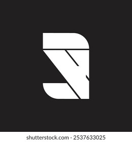 Abstractas diseño de logotipo de Vector elegante y moderno Carta SH