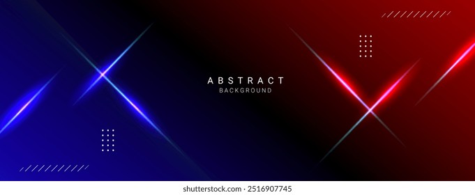 abstrato elegante neon luz efeito geometria projeto vetor de fundo