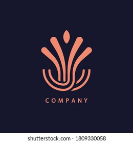 Resumen Diseño del logotipo de ornamento elegante