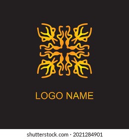 Resumen Diseño Elegante Con Logo Ornamento.