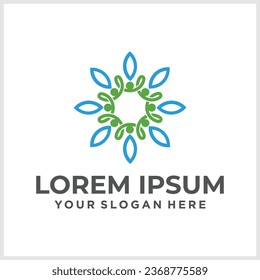 Abstract Elegant Ornament Logo Design