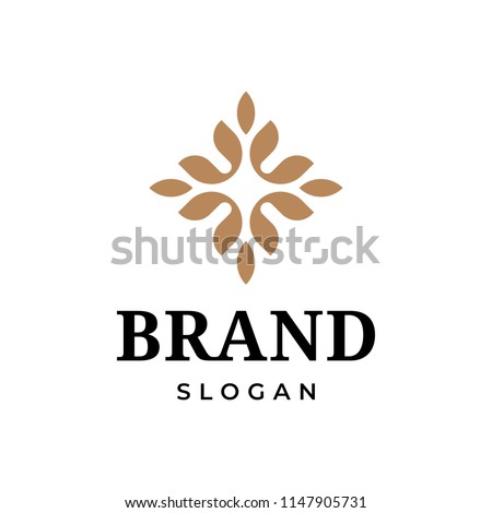 Abstract Elegant Ornament Logo Design