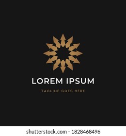 Abstract Elegant Ornament Logo Template Design