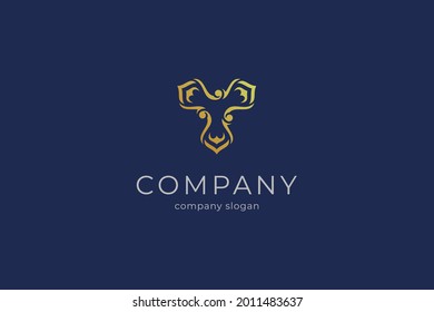 abstract elegant ornament vector icon logo template
