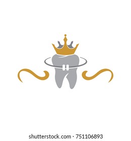 Abstract Elegant Orthodontics Logo