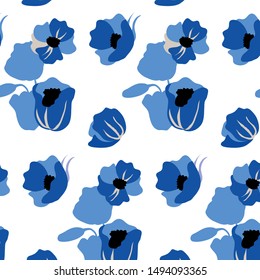 abstract elegant pattern with floral background