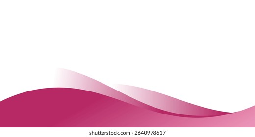 Abstract elegant pink wave motion. Dynamic background. vector illustration with waves . Flayer baground .