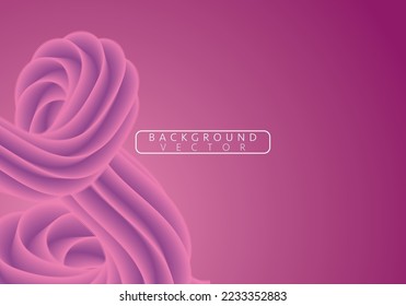 Abstract, elegant pink waves and neon lines wallpaper in purple and pink gradient background