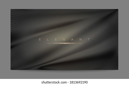 Abstract elegant, premium, luxury wavy background vector design