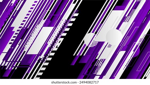 fondo púrpura elegante abstracto con líneas y textura de semitono