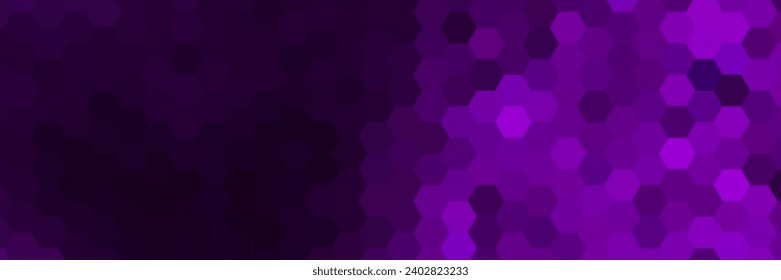 abstract elegant purple hexagon background 