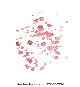 Abstract elegant red color splatter vector design background