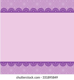 Abstract elegant retro Christmas frame. Vector illustration.