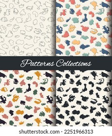 Abstract Elegant Seamless Pattern Design in Vector Art