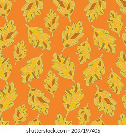 Abstract elegant seamless pattern of lined botanical floral motifs of plants and leaves pastel tones. Perfect for textiles, sheets, surfaces, wallpapers, wrapping paper, decorations