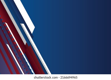 Abstract Elegant Shape Design Background. Abstract Shape With line And Blue Color Background.