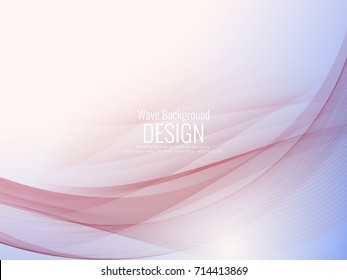 Abstract elegant stylish wave background