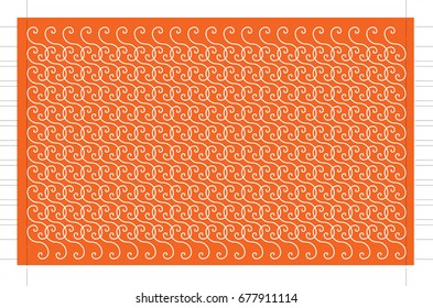 Abstract elegant swirl seamless composition made of spirals