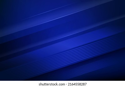 Abstract elegant template blue geometric with metallic line layer background. Luxury style. Vector illustration Arkivvektor