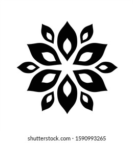 Abstract elegant tree leaf flower logo icon vector design. Universal creative premium symbol. Graceful jewel boutique vector sign.