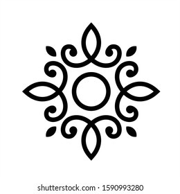Abstract elegant tree leaf flower logo icon vector design. Universal creative premium symbol. Graceful jewel boutique vector sign.