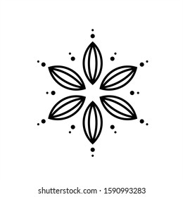 Abstract elegant tree leaf flower logo icon vector design. Universal creative premium symbol. Graceful jewel boutique vector sign.